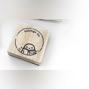 TheCoffeeMonsterzCo Belongs To - Wooden Stamp